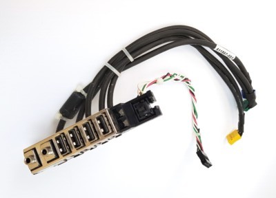 HP 6000 6005 Pro 8000 ELite USB Audio Power Front I/O Panel W Cables 510974-001