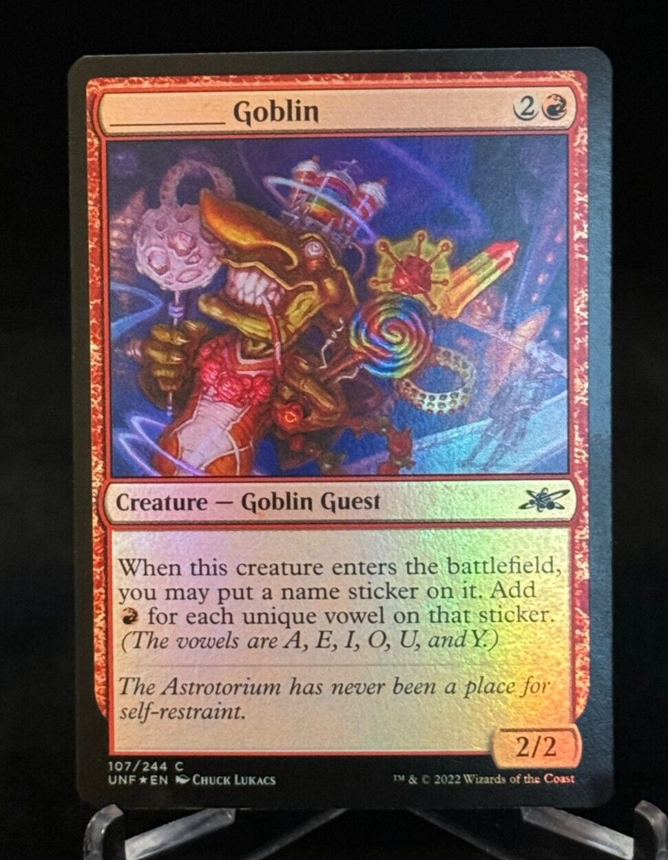 MTG　ギャラクシーfoil英語　4枚　________ Goblin　UNF ______ Goblin (Galaxy Foil) | Unfinity - Galaxy Foil | Star