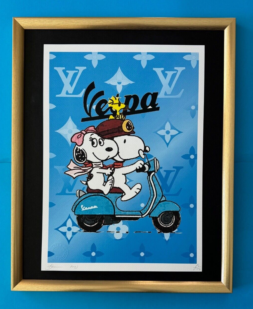 🔥 DEATH NYC Hand Signed LARGE Print COA Framed 16x20in