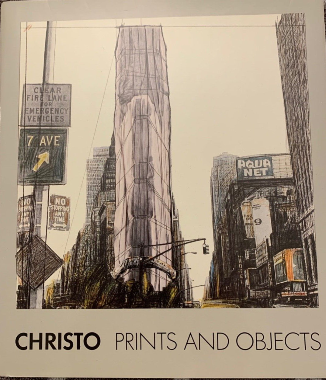 Christo +Jeanne-Claude: Prints and Objects 1963-1987 Hard cover book signed