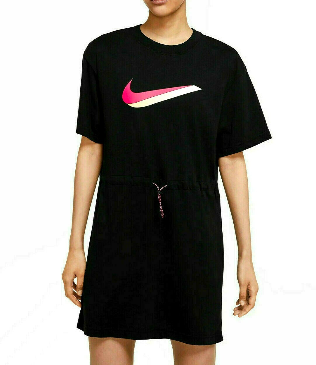 

ПЛАТЬЕ NIKE WOMEN SPORTSWEAR ICON CLASH, 100% ХЛОПОК, черное, размеры SML, Черный
