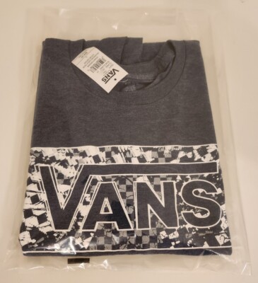 NEW Vans Men's Shirt LARGE T Shirt Skateboard Blue ''Off The Wall'' Since 1966