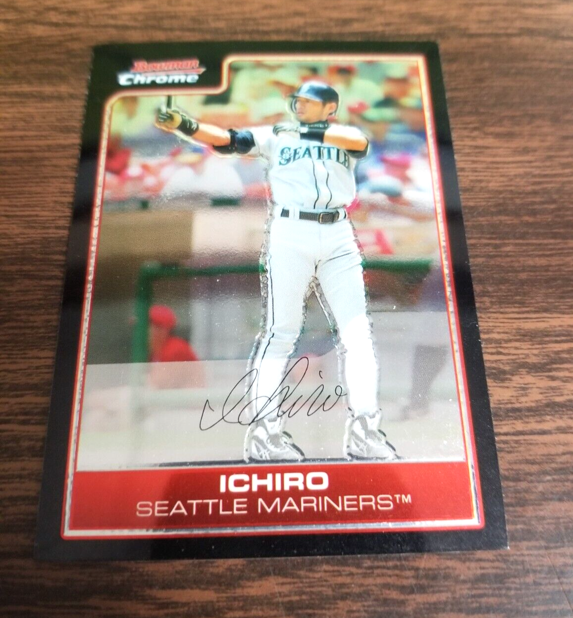 ICHIRO SUZINKI 2006 BOWMAN CHROME CARD #50 SEATTLE MARINERS