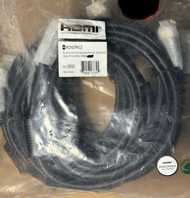 4 Pack NEW Monoprice Select Series HDMI Cable 4k@60Hz HDR 18GBPS 10ft 28AWG