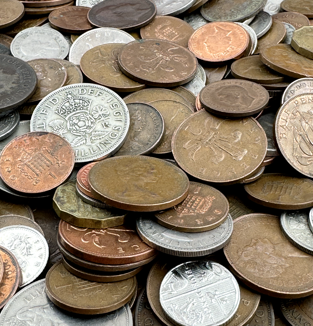 British Coins 5 LB Bulk Lot of ~300 Random Coins from United Kingdom 🇬🇧