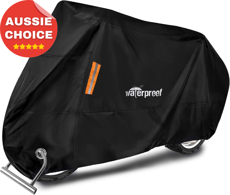 Waterproof Motorcycle Cover Heavy Duty All Season for Honda Yamaha Suzuki Harley