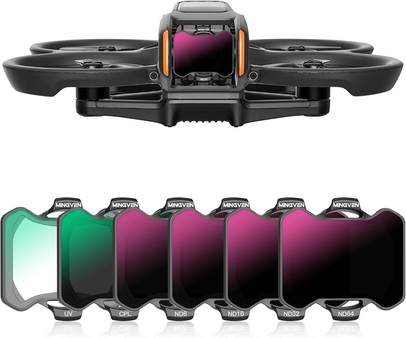 Avata 2 ND Filters, UV + CPL + ND Filters Set Camera Lens for DJI Avata 2 Drone
