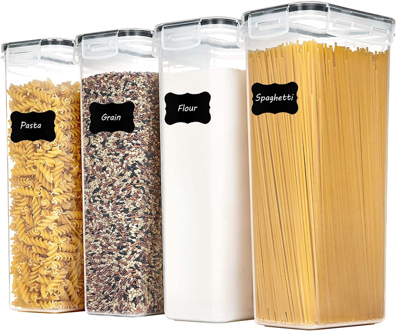 With Lids For Spaghetti, Flour, Sugar