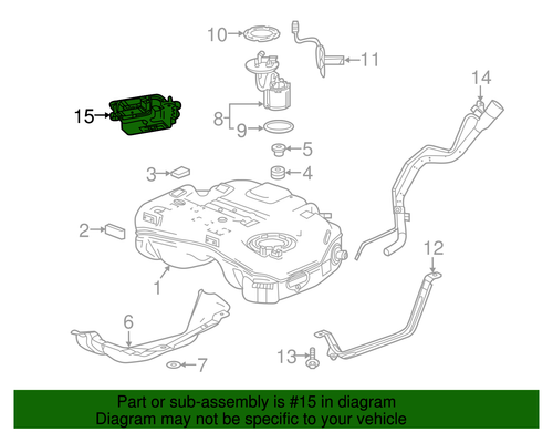 Genuine GM Fuel Pump Power Control Module 13554821