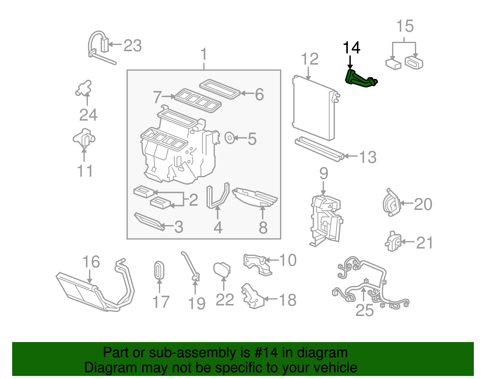 2009-2014 Acura TL Genuine Rear AC Condenser Compressor Line Rear Pipe OEM