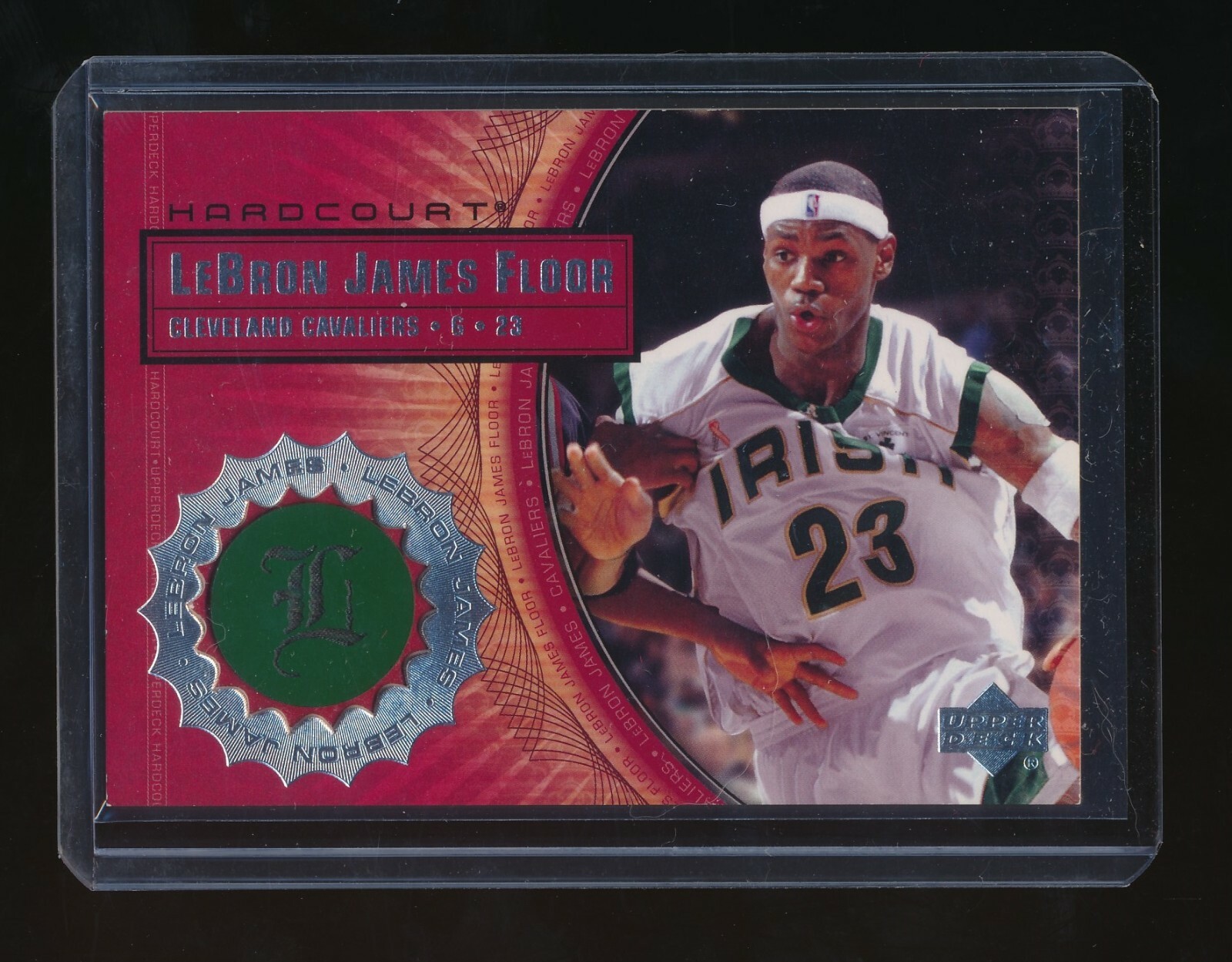 LEBRON JAMES 2003-04 UPPER DECK HARDCOURT RC FLOOR #LB1