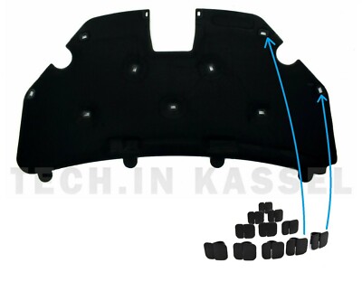 GEPCO Motorhaubendämmung Für FORD FOCUS MK2 2007-2011 - Inklusive Clips