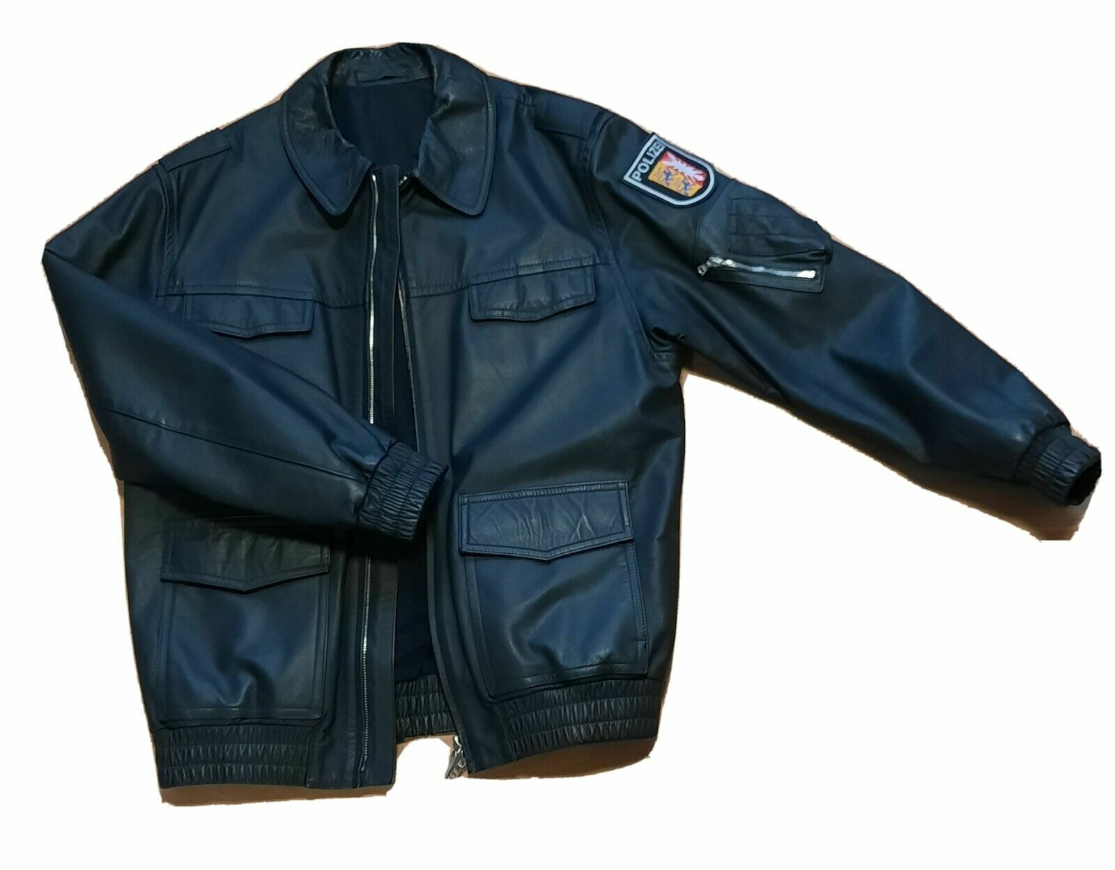 Купить Мужская куртка German Police leather jacket ginue leather with ...