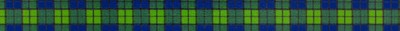 Country Brook Design  1/2 In Blue and Green Plaid Photo Quality Polyester 5 Yds