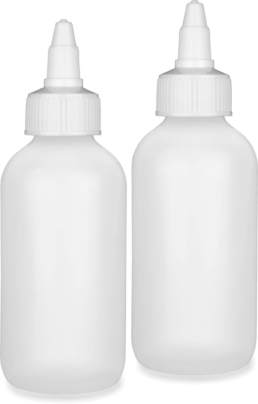 4 Oz Squirt Empty Bottles, Twist Top Cap