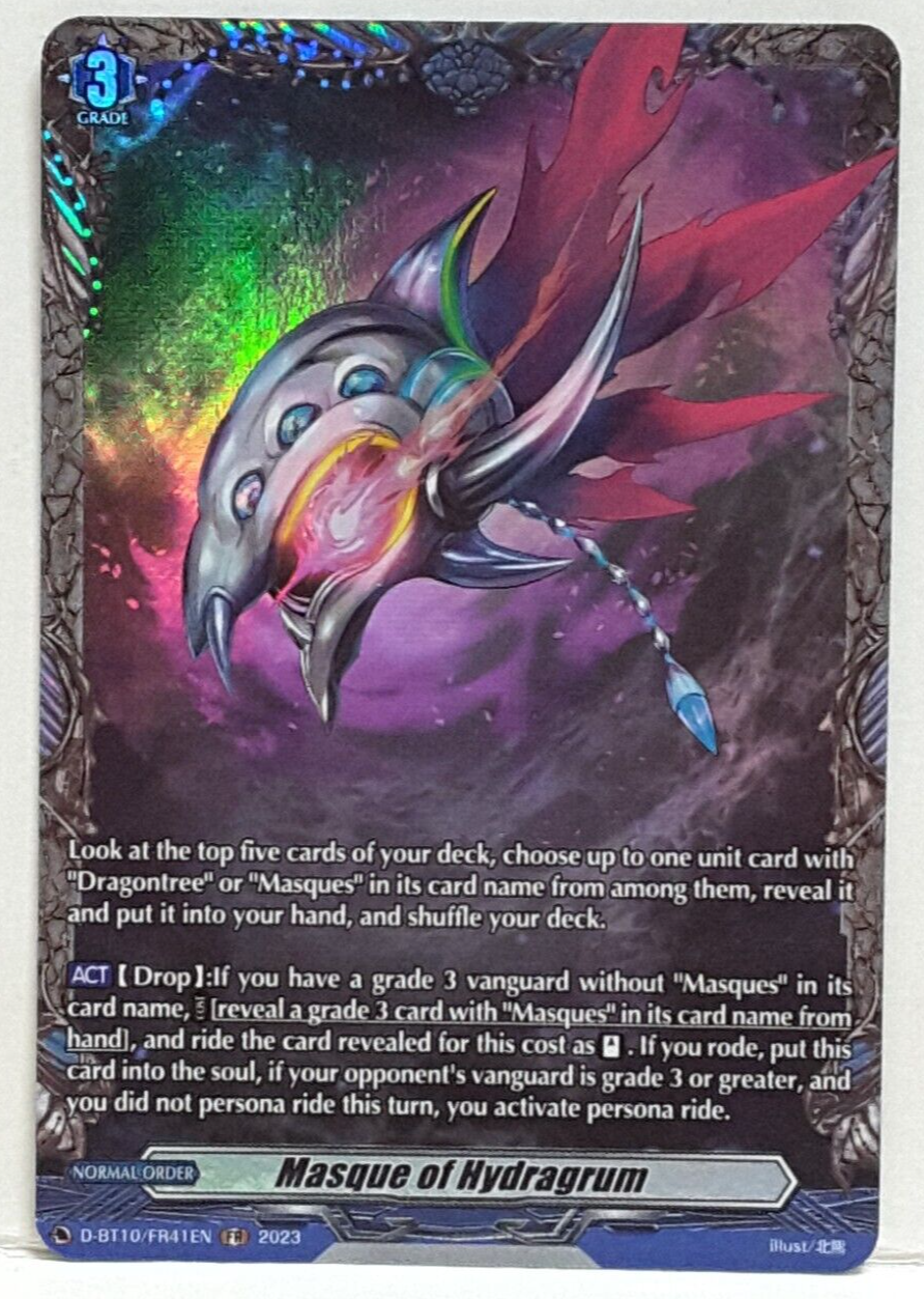 Bushiroad Cardfight Vanguard Masque of Hydragrum D-BT10
