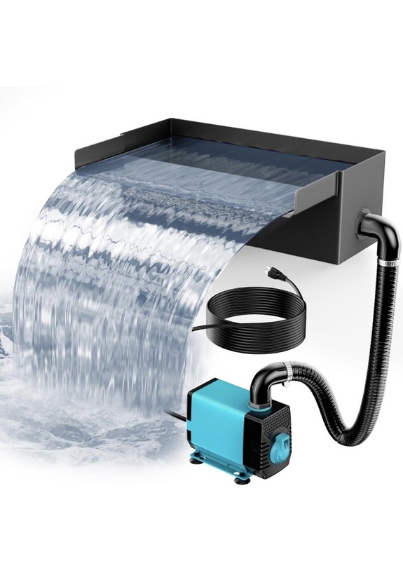 DIY Waterfall Kit Complete With Steel Water Box And 3500LPH
