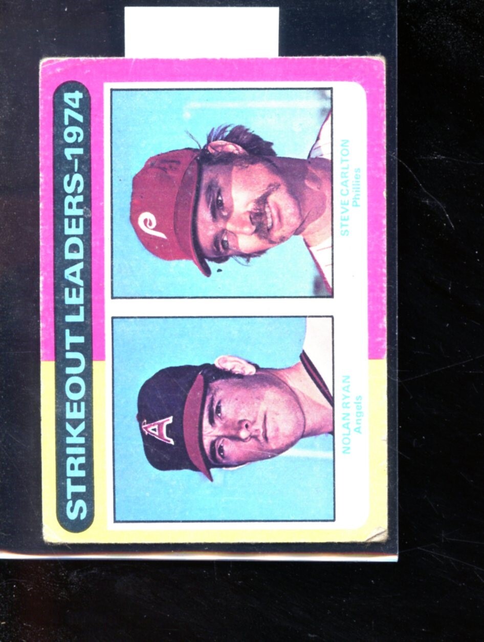 1975 TOPPS MINI #312 STRIKEOUT LEADERS VG E024329 | eBay