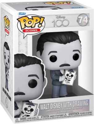 キャラクターグッズ FUNKO - Funko pop!74 WALT DISNEY WITH DRAWING Pop! Walt Disney with Drawing