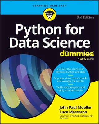 Python for Data Science For Dummies by John Paul Mueller Paperback Book