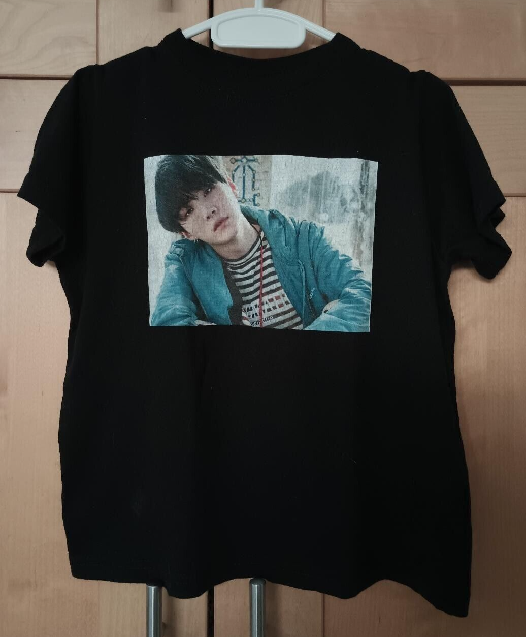 BTS SUGA Agust D Min Yoongi Unisex K-Pop T-Shirt Black Short