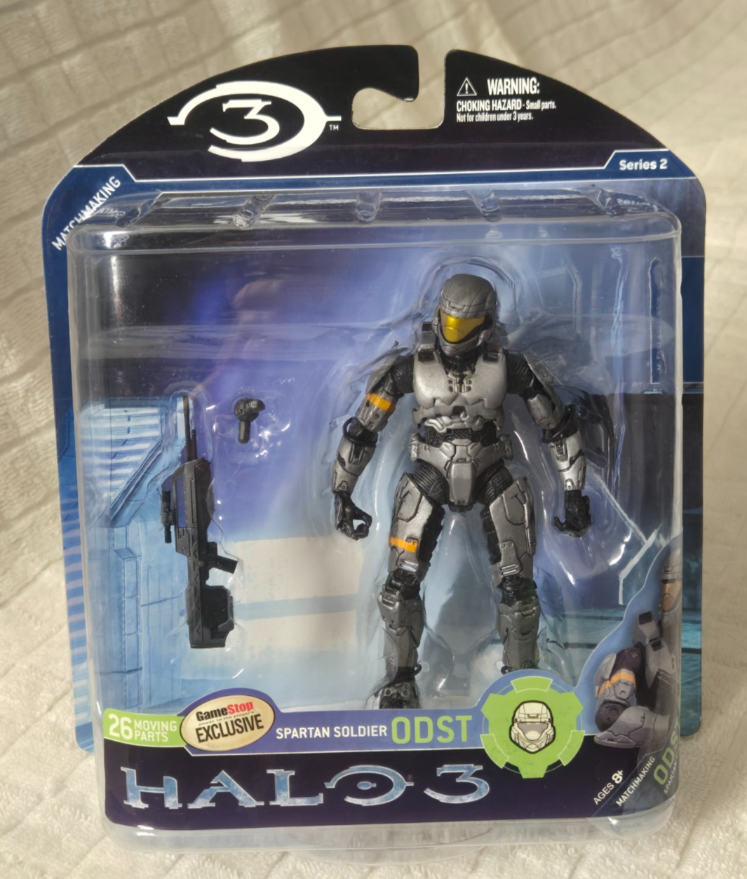 Mcfarlane Halo 3 Spartan Soldier Steel ODST Orbital Drop
