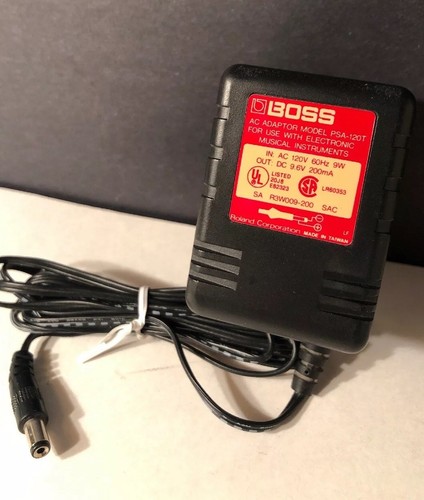 Boss PSA-120T 9.6V 200ma Guitar Effects Pedal Power Supply Adapter