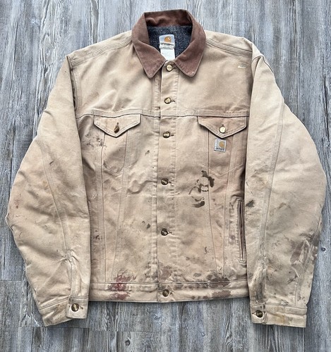 JB0682 Carhartt トラッカージャケット 90s USA製 1990_s_Deadstock_Carhartt_West