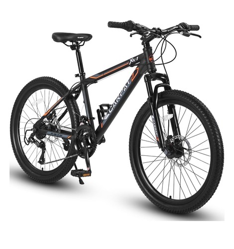 24 inch Kids Bike for Boys Girls, Kids Mountain Bike with Disc Brakes 21 Speed