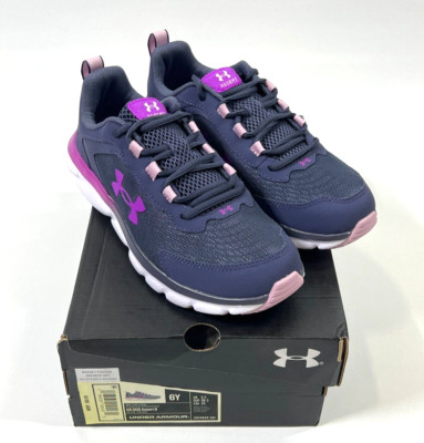 Under Armour Girl's UA GGS Assert 9 Running Shoe - Size 6Y - NEW