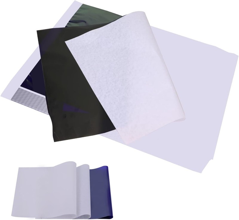 50pcs Tattoo Stencil Transfer Paper 3 Layered A4 Size Fit For Ats886 Printer