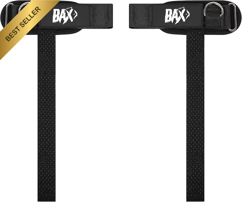 Ekko Weight Lifting Straps with Cuffed D Ring, Wrist Support for Men, Heavy Duty