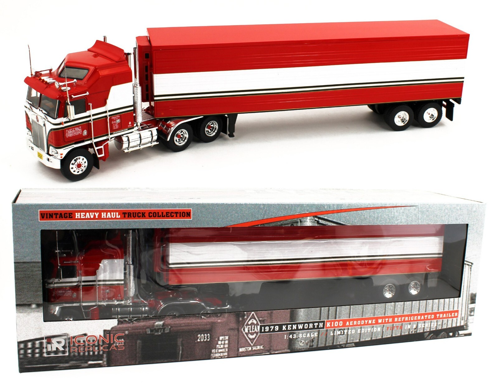 1:43 Iconic Replicas *BJ & THE BEAR* Kenworth K100 COE 1:43 Iconic Replicas *BJ & THE BEAR* Kenworth K100 COE