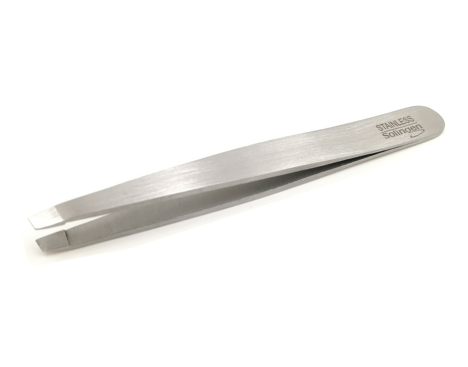 Profi Zupfpinzette Solingen Haarzupfpinzette Augenbrauenpinzette Edelstahl 9,5cm