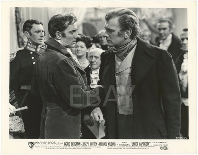 Hitchcock UNDER CAPRICORN (1949)  Bergman & Cotten   orig. 8x10 photo