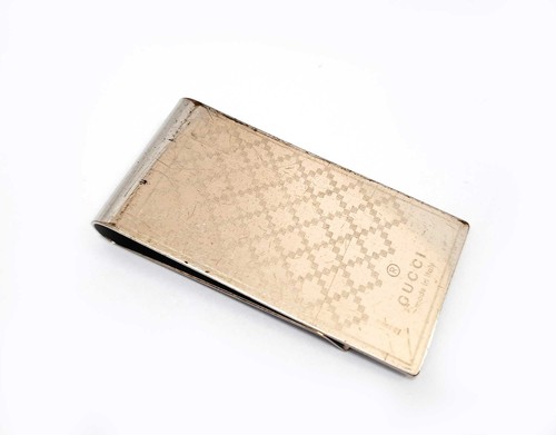 GUCCI money clip グッチマネークリップ　クロコ　シルバー 楽天市場】GUCCI グッチ マネークリップロゴ刻印 ディアマンテ