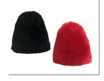 Medium Dual 100% Lambs Wool Buffer Covers Fit 2.5"Dia x 3.5"High - TruePower