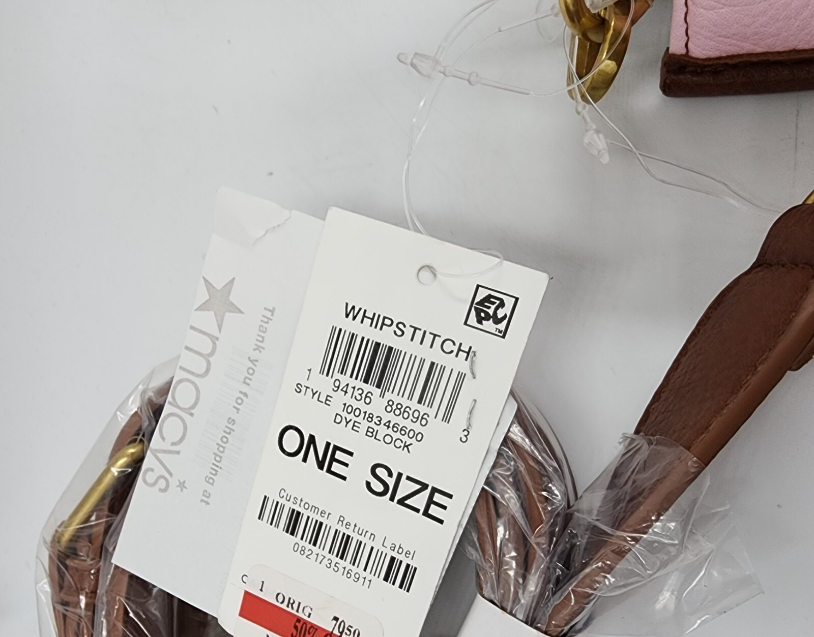 Style & Co Whipstitch Medium Crossbody Bag Women's One Size Dye Block Magnetic - Picture 7 of 19