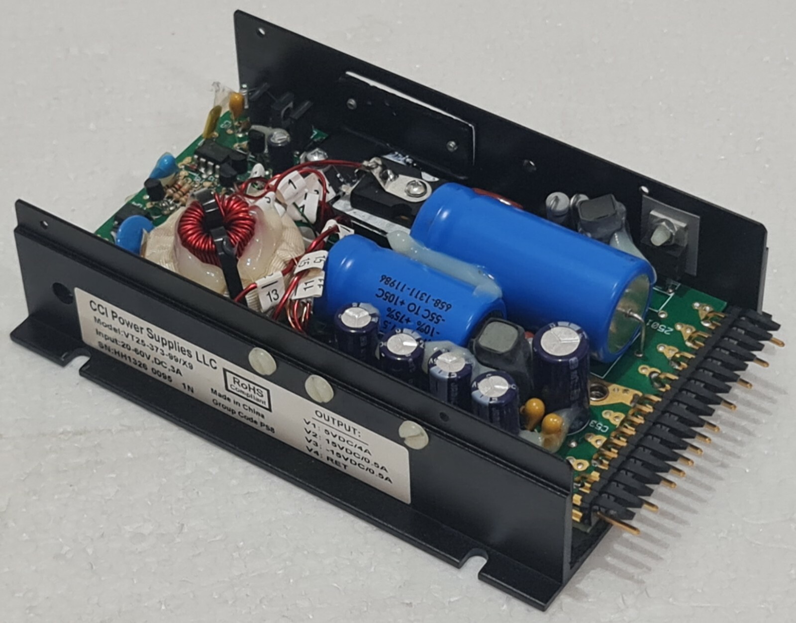 CCI POWER SUPPLIES/KONGSBERG VT25-373-99/X9/3800003 POWER CCI POWER SUPPLIES/KONGSBERG VT25-373-99/X9/3800003 POWER