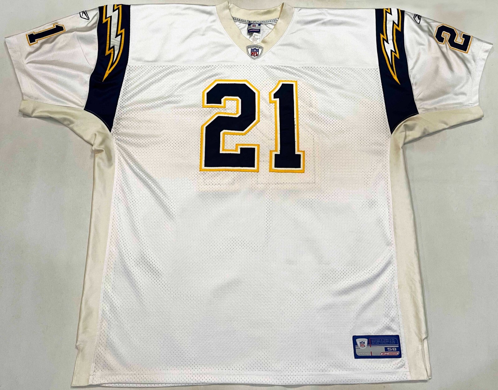 Reebok On Field NFL San Diego Chargers TOMLINSON #21 Jersey