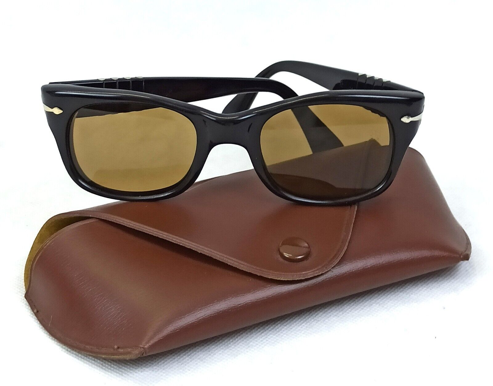 RARE 6201/48 PERSOL RATTI SUNGLASSES VINTAGE BLACK FRAME RARE 6201/48 PERSOL RATTI SUNGLASSES VINTAGE BLACK FRAME