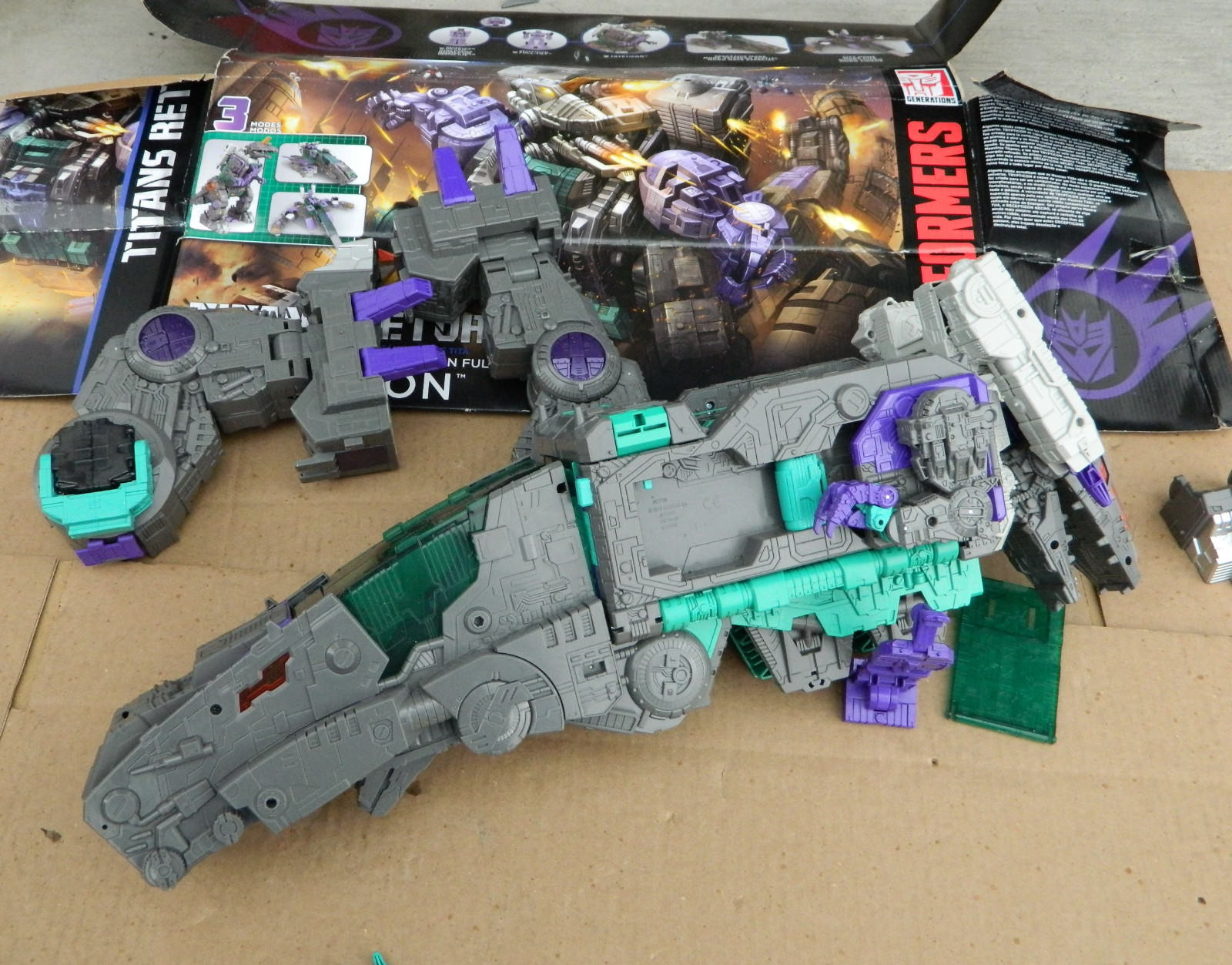transformers titans return titan trypticon
