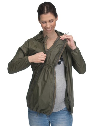 Modern Eternity Spring WATERPROOF MATERNITY Pregancy Rain JACKET 3 In 1 Sz M-30