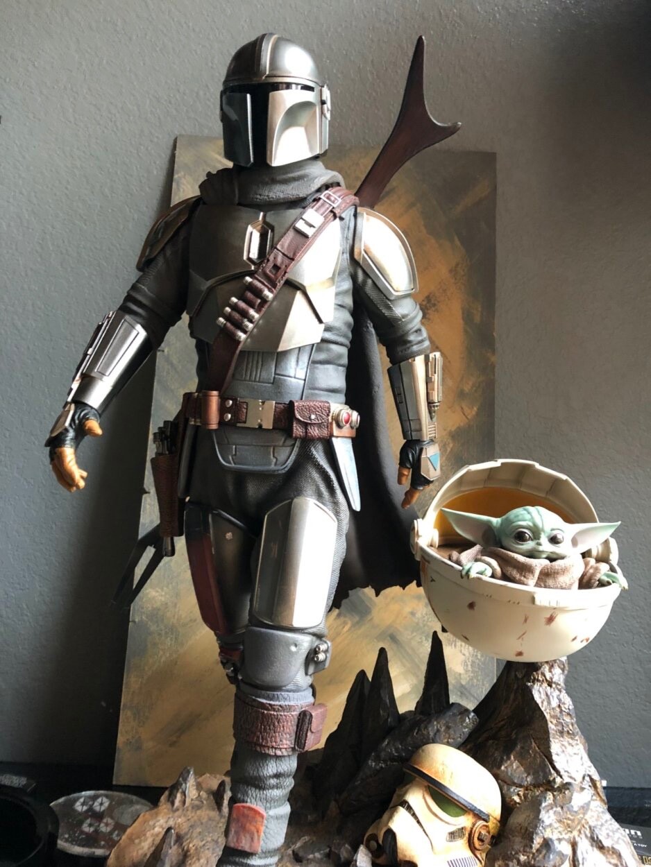 Start Wars Statue The Mandalorian and The Child - Legacy