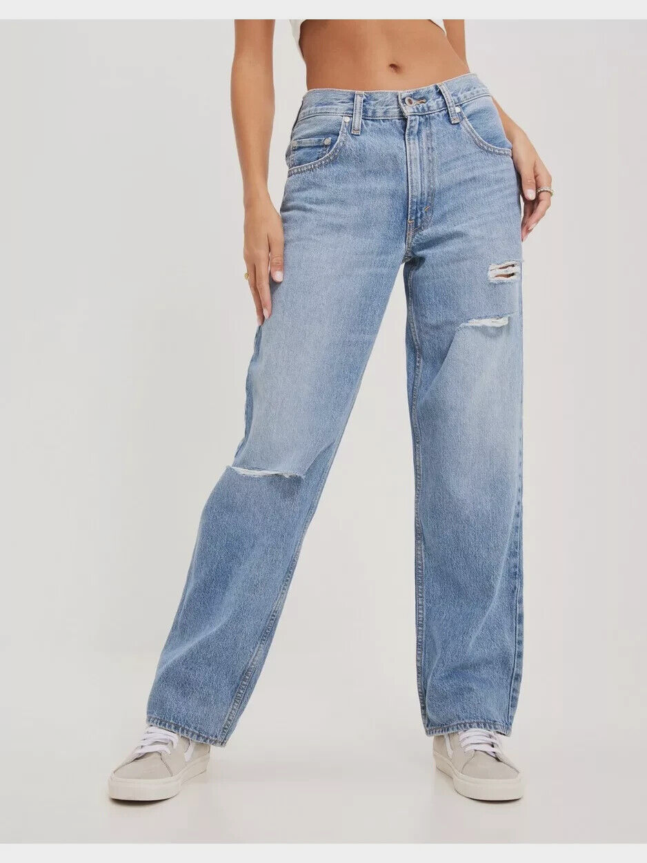 NEW LEVIS SILVER TAB 94 BAGGY JEANS W25 L31 uk 8 women NEW LEVIS SILVER TAB 94 BAGGY JEANS W25 L31 uk 8 women