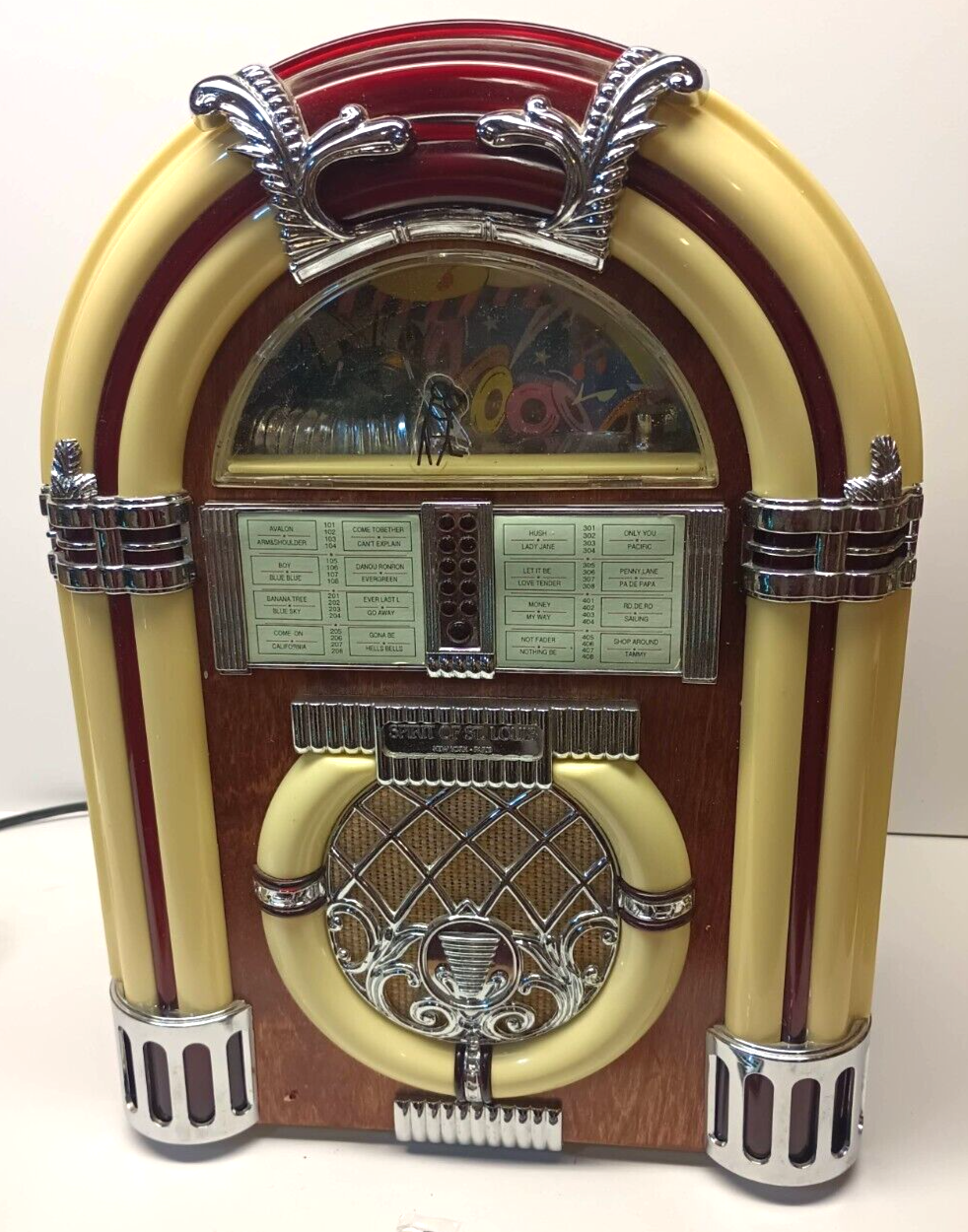 Vintage Jukebox Spirit of St. Louis AM/FM RadIo CASSETTE Vintage Jukebox Spirit of St. Louis AM/FM RadIo CASSETTE
