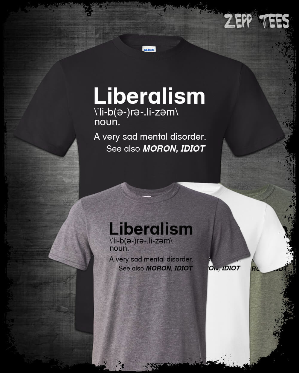 Liberalism Is A Mental Disorder T-Shirt Liberalism Is A Mental Disorder T-Shirt