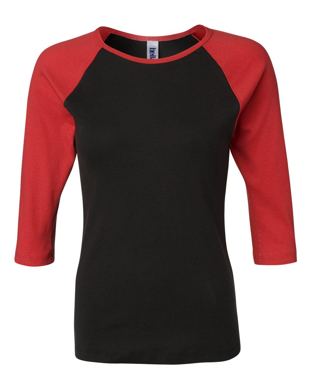 Bella Ladies NEW Size S2XL Baseball Raglan 3/4 Sleeve TShirt TEE