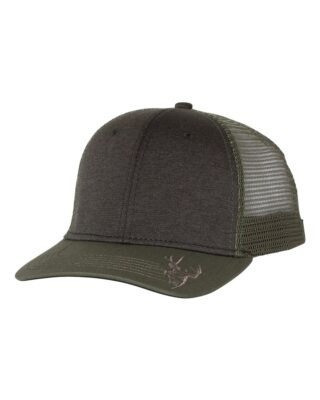 

DRI DUCK Buckhead Trucker Cap Регулируемая Snapback Heather Charcoal / Fatigue, Buck Head Trucker Cap