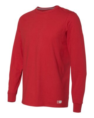 

Футболка с длинным рукавом Russell Athletic Essential 60/40 Performance, красная - 64LTTM, True red, Essential 60/40 Performance Long Sleeve